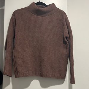 Mauve/Brown Mockneck sweater